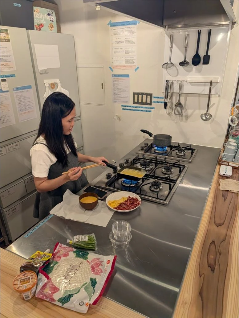 滞在中のごはんを、自分でつくる。